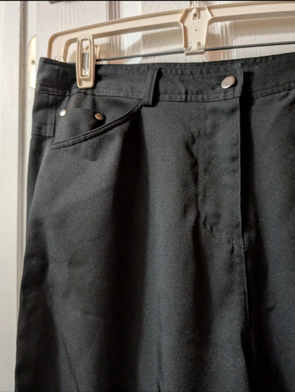 Selene Sport Black Straight Leg Career Pants Women's Size 10 - Picture 6 of 11